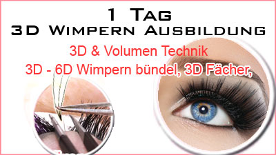 3D Wimpern Ausbildung